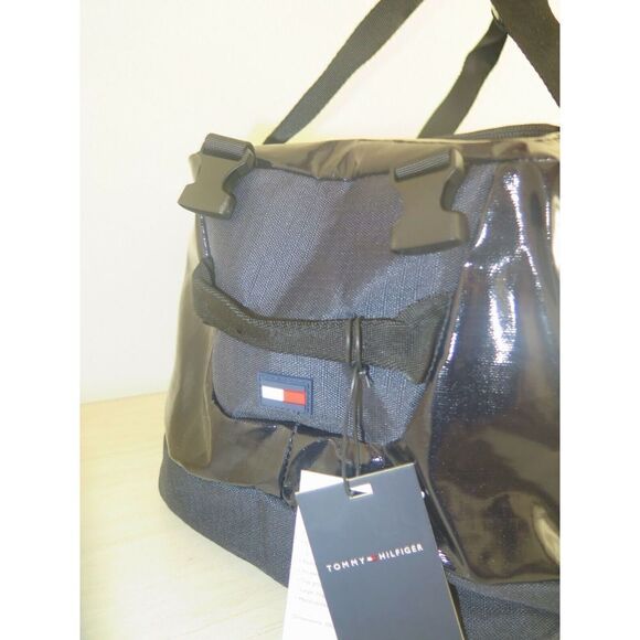 Tommy Hilfiger Travel Duffle Bag / Backpack Navy Blue Carry On $148 - Picture 9 of 12